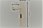 Baterie lavoar cu senzor fara mixer negru mat Venustar - imagine 4
