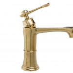 Baterie lavoar montare chiuveta baie gold Venustar