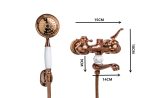 Baterie cada fixare perete rose-gold Venustar - imagine 2