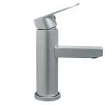 Baterie lavoar pipa fixa gri mat aluminiu Venustar