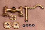 Baterie bucatarie lebada prindere perete bronz antichizat Venustar - imagine 4