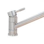 Baterie bucatarie, Venustar, pipa medie mobila inox satinat