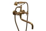 Baterie cada prindere perete pipa lunga mobila bronz antichizat Venustar