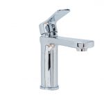 Baterie lavoar pipa fixa crom lucios Venustar