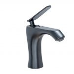 Baterie lavoar montare chiuveta baie aspect negru antichizat Venustar