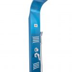 Panou dus hidromasaj 5 functii bleu satin cu termometru Venustar