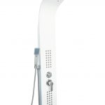 Panou dus hidromasaj inox 4 functii alb mat Venustar