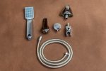 Panou dus hidromasaj inox 4 functii alb mat Venustar - imagine 3