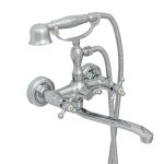 Baterie cada pipa lunga mobila montare perete crom lucios Venustar