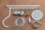 Coloana dus 3 functii white crom Venustar - imagine 3