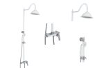 Coloana dus 3 functii white crom Venustar