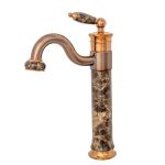 Baterie lavoar montare blat Jade rose-gold Venustar