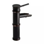 Baterie lavoar inaltime medie stil bambus negru antichizat Venustar - imagine 3