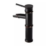 Baterie lavoar inaltime medie stil bambus negru antichizat Venustar - imagine 4