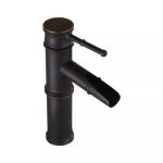 Baterie lavoar inaltime medie stil bambus negru antichizat Venustar - imagine 5