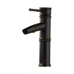 Baterie lavoar inaltime medie stil bambus negru antichizat Venustar - imagine 6