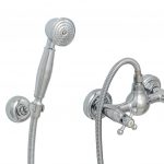 Baterie dus prindere perete crom lucios Venustar