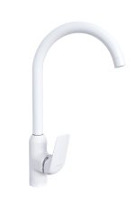 Baterie bucatarie pipa lebada mobila alb mat Venustar