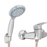 Baterie cabina dus prindere perete crom lucios Venustar