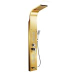 Panou dus hidromasaj inox 4 functii gold satin Venustar