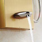 Panou dus hidromasaj inox 4 functii gold satin Venustar - imagine 3