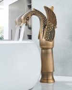 Baterie lavoar montare blat langa lavoar bronz antichizat Venustar - imagine 2