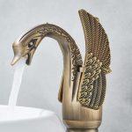 Baterie lavoar montare blat langa lavoar bronz antichizat Venustar - imagine 3