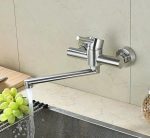 Baterie bucatarie prindere perete pipa lunga mobila inox satinat Venustar - imagine 6