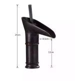 Baterie lavoar cascada inaltime medie negru antichizat Venustar - imagine 2