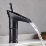 Baterie lavoar cascada inaltime medie negru antichizat Venustar - imagine 5