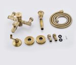 Baterie cada prindere perete stil bambus , bronz antichizat Venustar - imagine 3