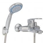 Baterie cada pipa fixa montare perete crom lucios Venustar