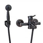 Baterie cada montare perete , stil bambus negru antichizat Venustar