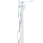 Baterie cada freestanding , design rectangular , alb mat Venustar