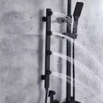 Coloana dus cu hidromasaj ,cinci functii montare cabina dus , functie bideu itegrata , negru mat Venustar - imagine 5