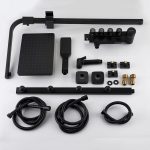 Coloana dus cu hidromasaj ,cinci functii montare cabina dus , functie bideu itegrata , negru mat Venustar - imagine 6