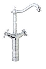 Baterie bucatarie lebada ,pipa inalta mobila , crom lucios , Venustar