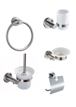 Set cinci piese , accesorii baie inox satinat Venustar