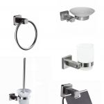 Set cinci piese , acceosii baie inox Venustar