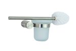 Set sapte piese , accesorii baie, Venustar inox satinat desing cilindric - imagine 4