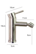 Baterie bideu, inox satinat, Venustar - imagine 3