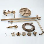 Coloana de dus ,cu trei functii ,bronz Venustar - imagine 4