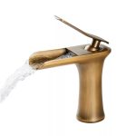 Baterie lavoar , tip cascada, bronz antichizat, Venustar - imagine 3
