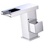 Baterie lavoar , montare chiuveta baie , tip cascada , cu led Venustar