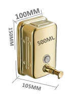 Dispenser sapun lichid , gold , capacitate 500ml Venustar - imagine 3