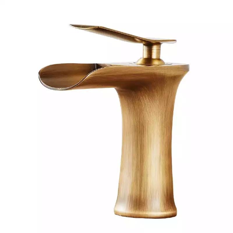 13224911 Baterie lavoar , tip cascada, bronz antichizat, Venustar - imagine 1