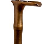 Baterie lavoar,montare pe blat, bronz antichizat, Venustar