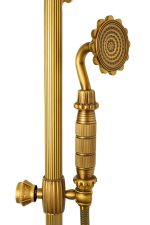 Coloana de dus Venustar, cu trei functii, bronz antichizat, cu broderie - imagine 6