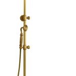 Coloana de dus Venustar, cu trei functii, bronz antichizat, cu broderie