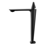 Baterie lavoar, Venustar, montare pe blat, negru mat